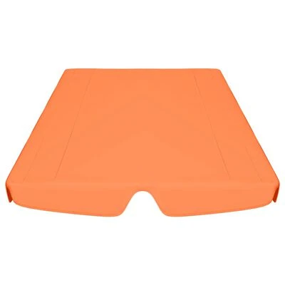 VidaXL Toit de rechange balançoire Orange 188/168x110/145 cm 270 g/m² – Image 4