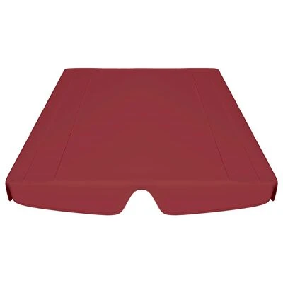 VidaXL Toit de rechange balançoire Bordeaux 188/168x110/145cm 270 g/m² – Image 4