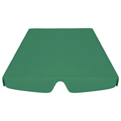 VidaXL Toit de rechange de balançoire Vert 150/130x70/105 cm – Image 4