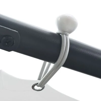 VidaXL Belvédère 3x3x2,6 m Blanc 180 g/m² – Image 4