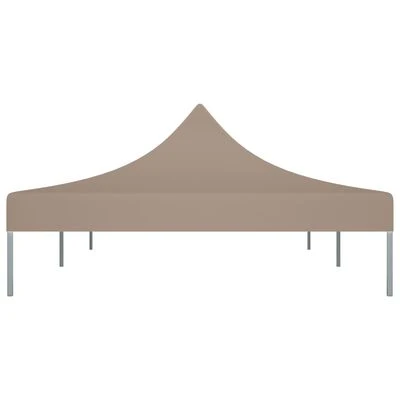 VidaXL Toit de tente de réception 6x3 m Taupe 270 g/m² – Image 4