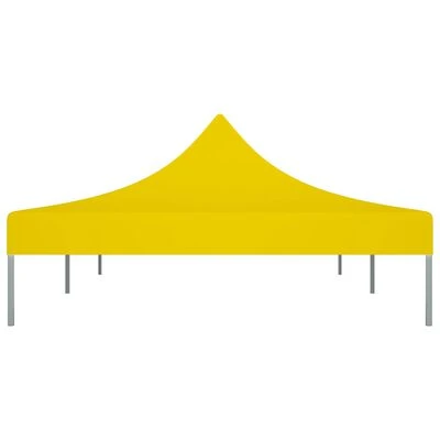 VidaXL Toit de tente de réception 6x3 m Jaune 270 g/m² – Image 4