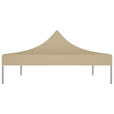 VidaXL Toit de tente de réception 4,5x3 m Beige 270 g/m² – Image 4