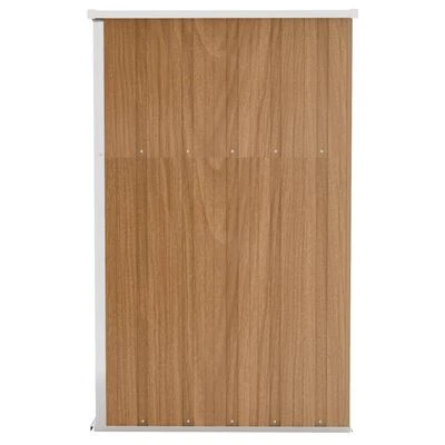 VidaXL Remise de jardin murale Marron 118x100x178 cm Acier galvanisé – Image 4