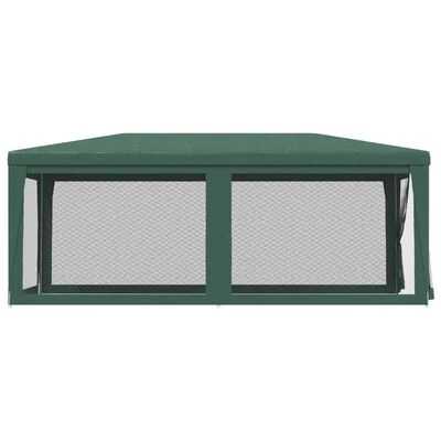 VidaXL Tente de fête avec 4 parois latérales en maille Vert 3x6 m PEHD – Image 4