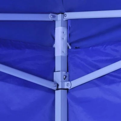VidaXL Tente pliable avec 4 parois Bleu 3 x 3 m – Image 4