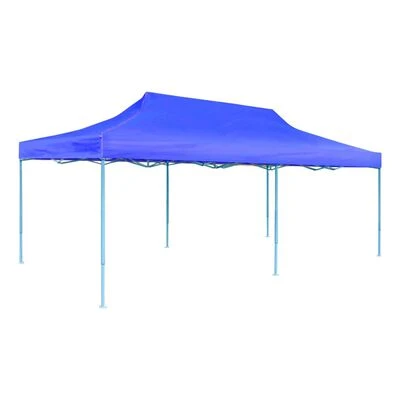 VidaXL Tente de réception pliable bleue 3 x 6 m – Image 4