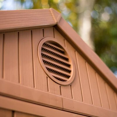 Keter Abri de jardin Darwin 4x6 Aspect de bois – Image 4