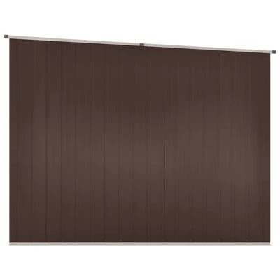 VidaXL Abri de jardin Marrron 195x198x159 cm Acier galvanisé – Image 4