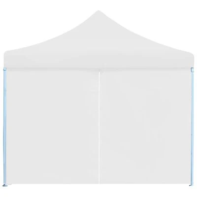 VidaXL Tente de réception escamotable avec 8 parois 3 x 9 m Blanc – Image 4