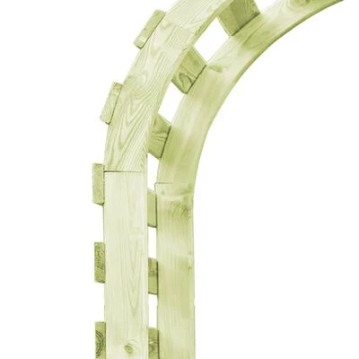 VidaXL Pergola de jardin avec banc 130x60x230 cm Pin imprégné – Image 4