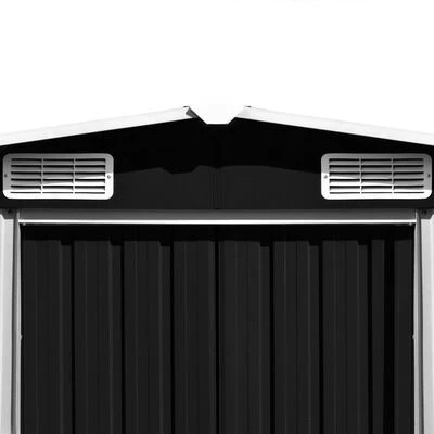 VidaXL Abri de jardin 257x580x181 cm Métal Anthracite – Image 5
