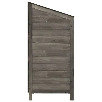 VidaXL Remise de jardin Anthracite 55x52x112 cm Bois de sapin solide – Image 5