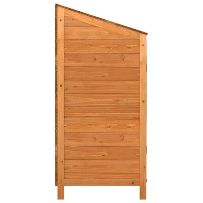 VidaXL Remise de jardin Marron 102x52x112 cm Bois de sapin solide – Image 5