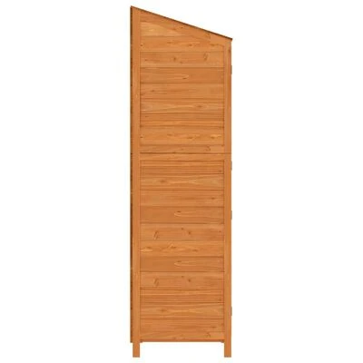 VidaXL Remise de jardin Marron 55x52x174,5 cm Bois de sapin solide – Image 5