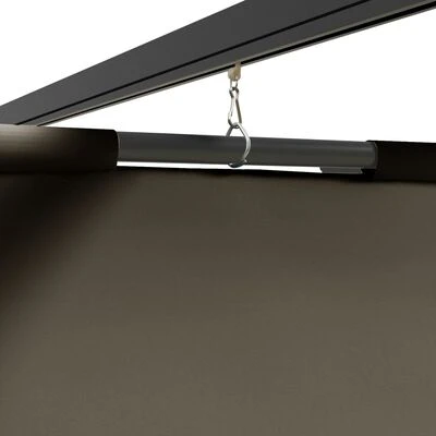 VidaXL Belvédère 4x3 m Taupe – Image 5