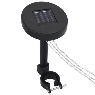 VidaXL Tonnelle avec double toit et lumières LED 3x3x2,7 m Taupe – Image 5