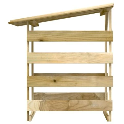 VidaXL Pergolas avec toits 2 pcs 100x90x100 cm Bois de pin imprégné – Image 5