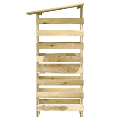 VidaXL Pergolas avec toits 3 pcs 100x90x200 cm Bois de pin imprégné – Image 5