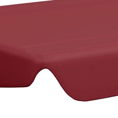 VidaXL Toit de rechange balançoire Bordeaux 188/168x110/145cm 270 g/m² – Image 5