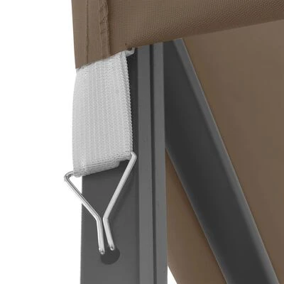 VidaXL Belvédère 3x3 m Taupe – Image 5