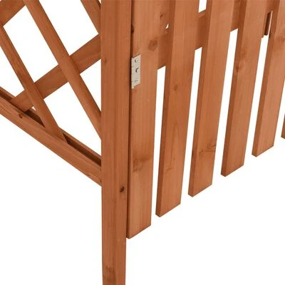 VidaXL Pergola avec portail 116x40x204 cm Bois de sapin massif – Image 5