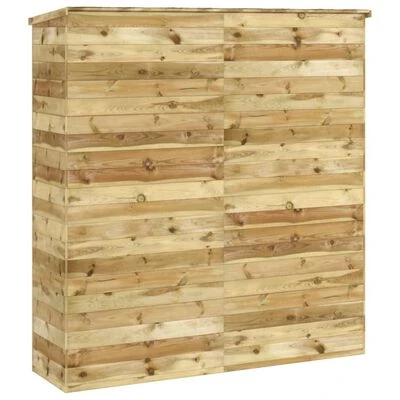 VidaXL Abri à outils de jardin 163x50x171 cm Bois de pin solide – Image 5