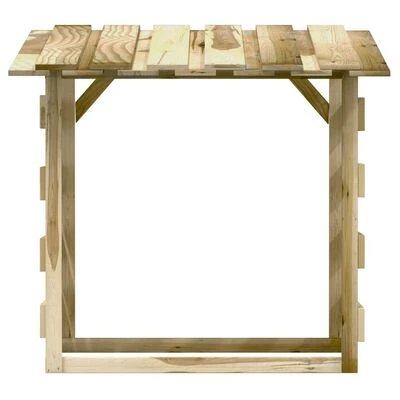 VidaXL Pergola avec toit 100x90x100 cm Bois de pin imprégné – Image 5