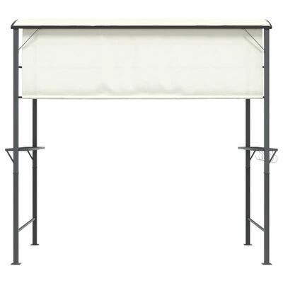 VidaXL Belvédère avec toit 220x110x200 cm Crème – Image 5