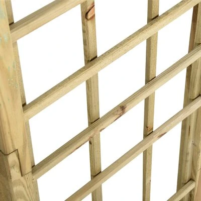 VidaXL Arche avec treillis Bois de pin vert imprégné – Image 5