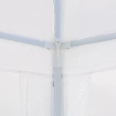 VidaXL Tente de réception 3 x 9 m PE Blanc – Image 5
