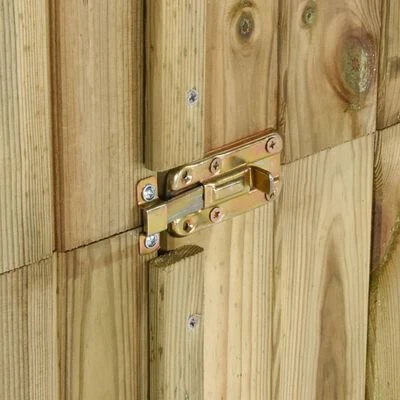 VidaXL Abri à outils pour jardin Pin 85 x 48 x 177 cm – Image 5