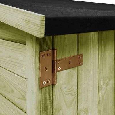 VidaXL Abri à outils de jardin Pinède imprégnée 182x76x175 cm – Image 5