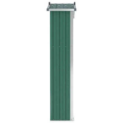 VidaXL Abri de jardin Vert 107,5x46x183 cm Acier galvanisé – Image 5