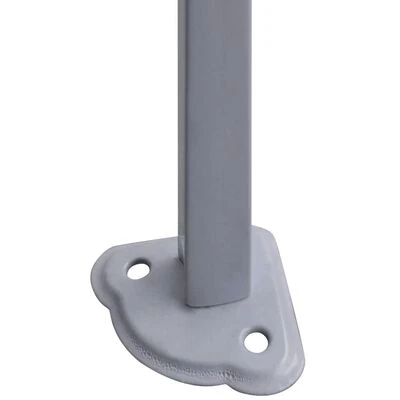 VidaXL Tente de réception pliable professionnelle 2x2 m Acier Crème – Image 5