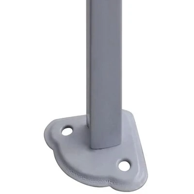 VidaXL Tente réception pliable professionnelle 2x2 m Acier Blanc – Image 5