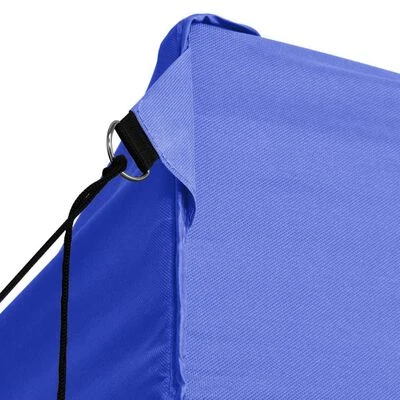 VidaXL Tente de réception pliable avec 4 parois 3x4 m Acier Bleu – Image 5