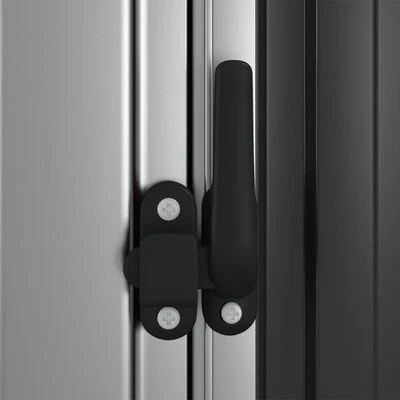 VidaXL Abri de jardin Anthracite 118,5x97x209,5 cm Acier galvanisé – Image 6