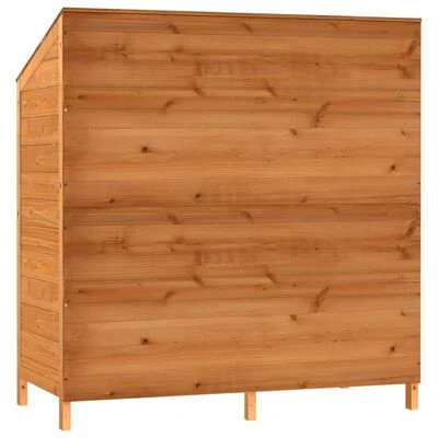 VidaXL Remise de jardin Marron 102x52x112 cm Bois de sapin solide – Image 6
