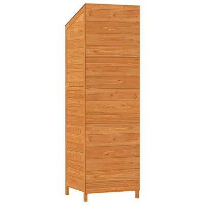VidaXL Remise de jardin Marron 55x52x174,5 cm Bois de sapin solide – Image 6