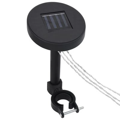 VidaXL Tonnelle avec guirlande lumineuse à LED 300x300 cm Anthracite – Image 6