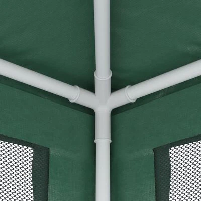 VidaXL Tente de fête avec 4 parois latérales en maille Vert 3x6 m PEHD – Image 6