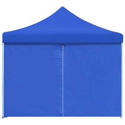 VidaXL Tente de réception pliable avec 8 parois 3x9 m Bleu – Image 6