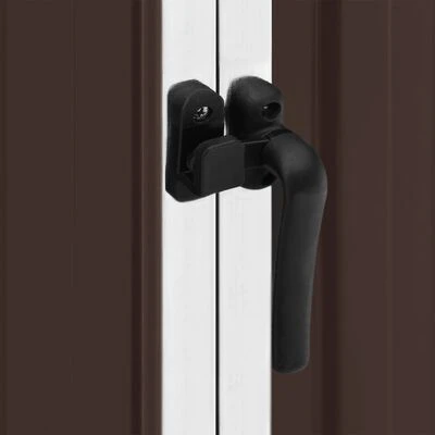 VidaXL Abri de jardin Marrron 195x198x159 cm Acier galvanisé – Image 6