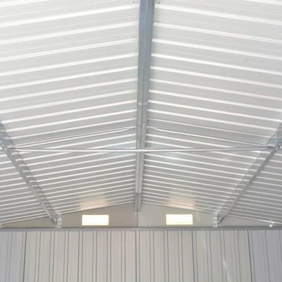 VidaXL Abri de jardin Anthracite 257x990x181 cm Acier galvanisé – Image 6