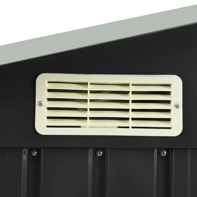 VidaXL Abri de jardin avec étagère Anthracite 205x130x183 cm Fer – Image 6