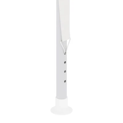 VidaXL Tente de réception avec 4 parois latérales en maille 4x6m Blanc – Image 6